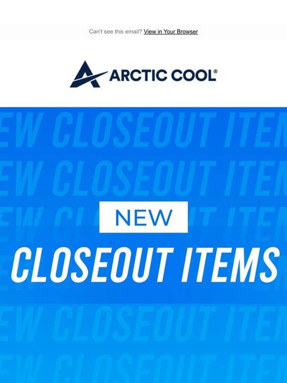 Closeout Blowout! 50% OFF SALE STYLES