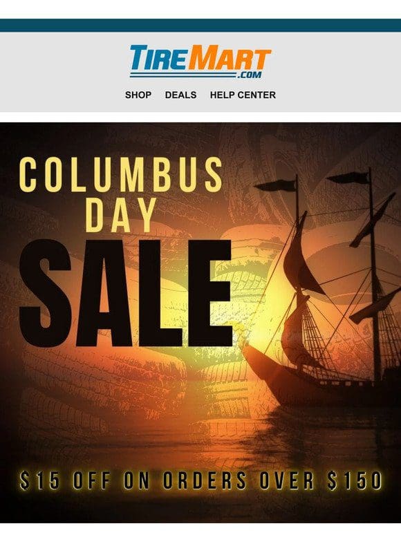 Columbus Day Specials Await You!
