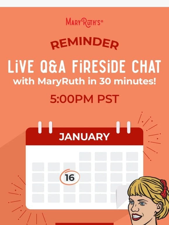 Come join MaryRuth & chat soon!