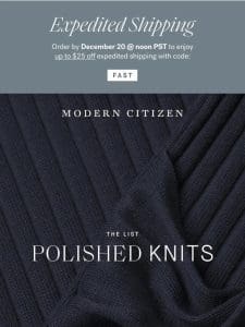 Comfort meets polish with these essential knits