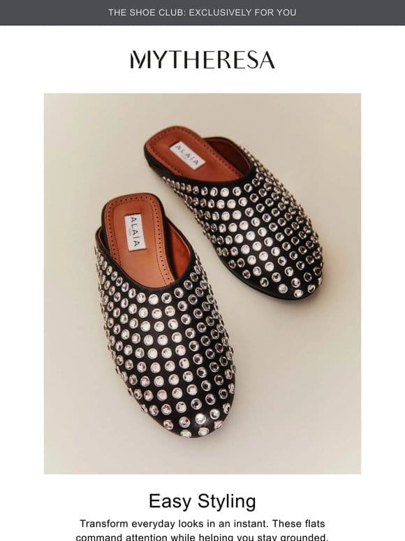 Comfortable flats for instant chic