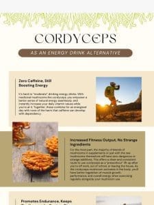 Cordyceps vs Energy Drinks