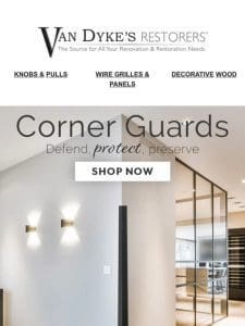 Corner Guards， Clean Lines & Modern Finishes