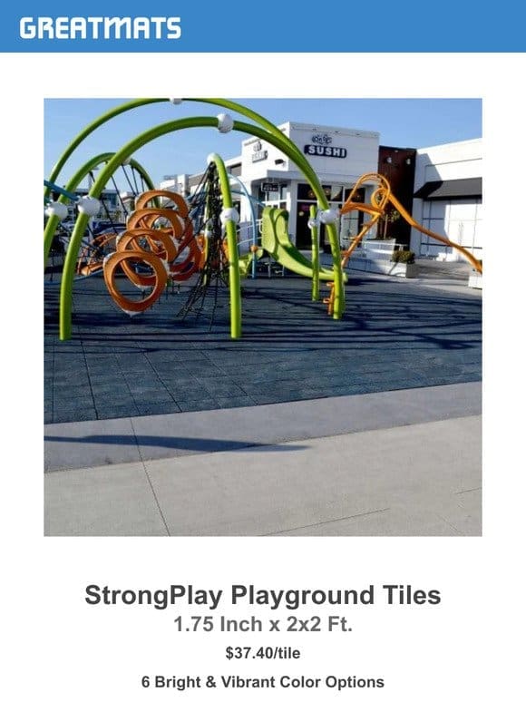 Create Safe & Vibrant Outdoor Spaces: StrongPlay Has You Covered!
