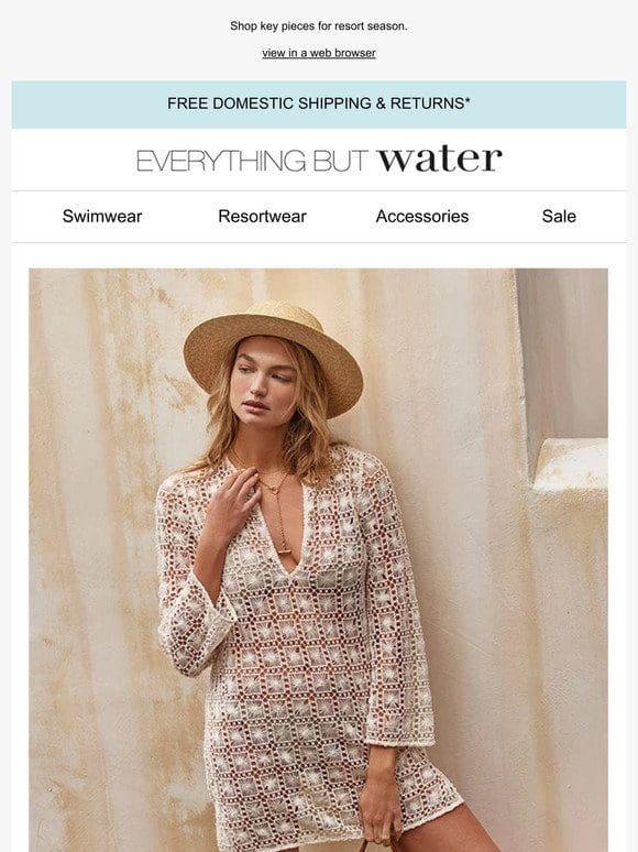 Crochet and other cover ups for your trip | Monochrome is in