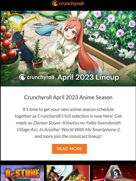 Crunchyroll’s Updated April 2023 Anime Season Lineup!
