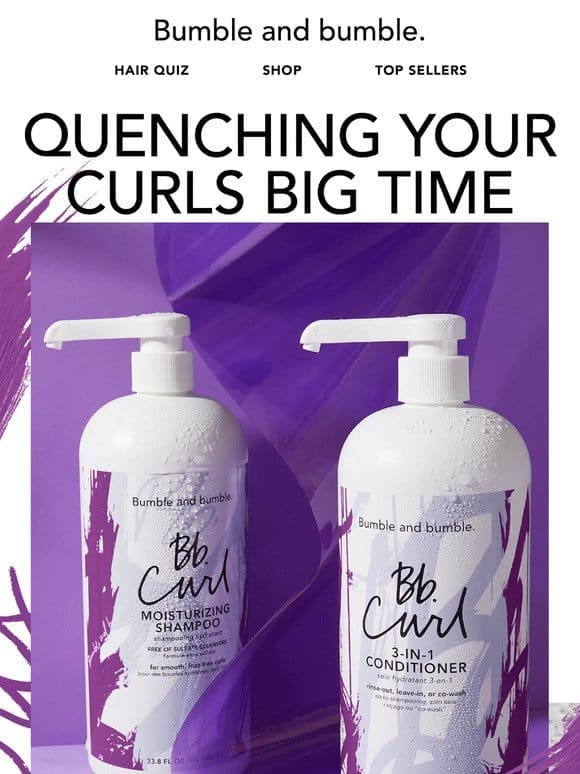 Curly-hair routines start with this duo