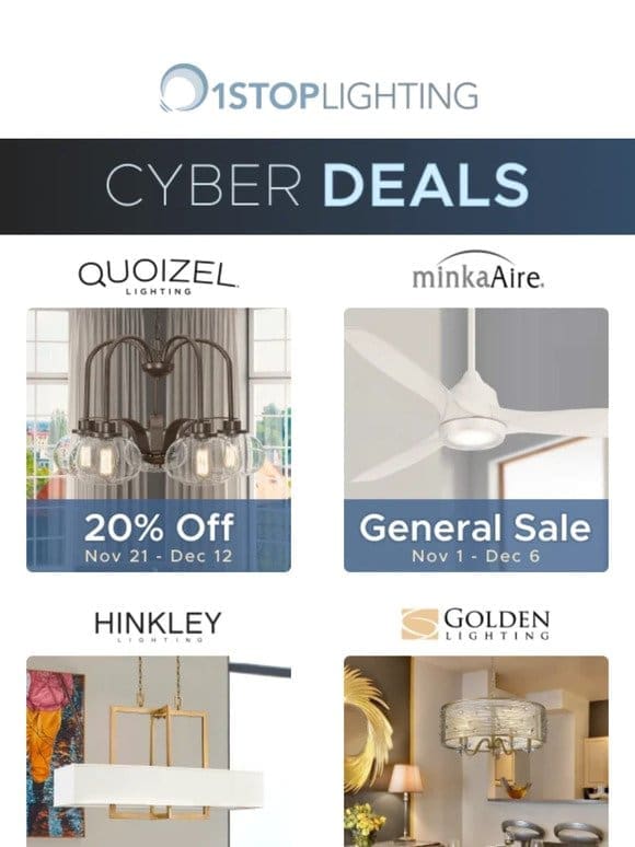 Cyber Deals Are Here. Shop & Save 20% Today
