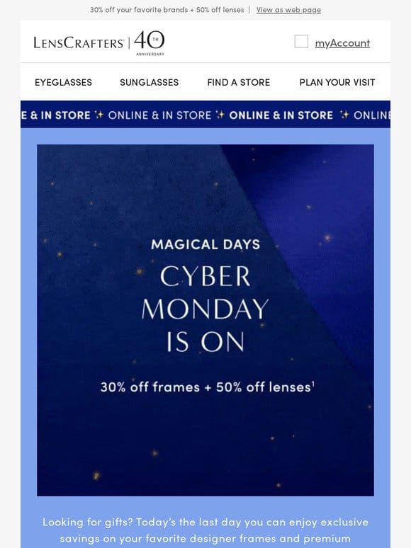 Cyber Monday | The best deals for 1 day only!