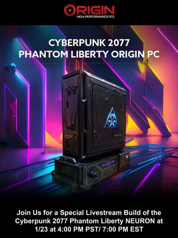 Cyberpunk 2077 Phantom Liberty PC – join our exclusive livestream build 1/23 at 4:00 PM PST / 7:00 PM EST