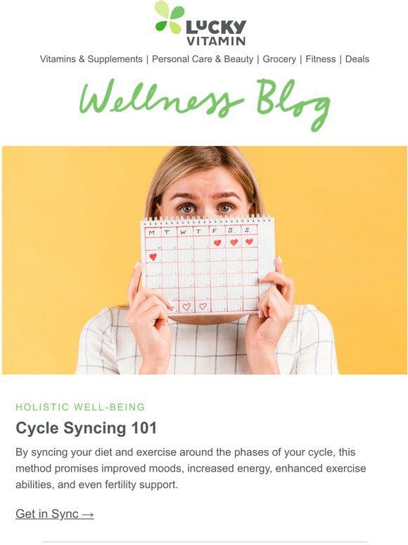 Cycle syncing plus 7 blog articles