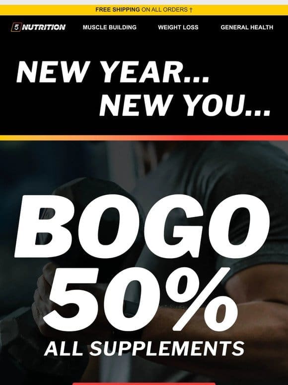 DON’T FORGET: NEW YEAR NEW YOU SALE HAPPENING NOW