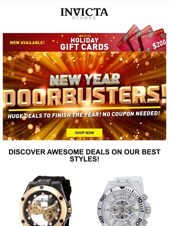 DOORBUSTERS Countdown With These INSANE Markdowns