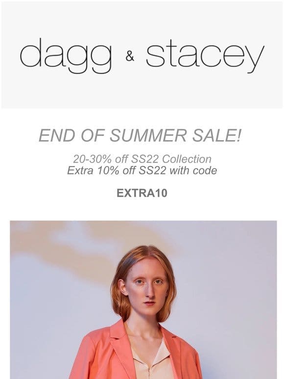Dagg and Stacey Sale， 20-30% Off SS22 Collection