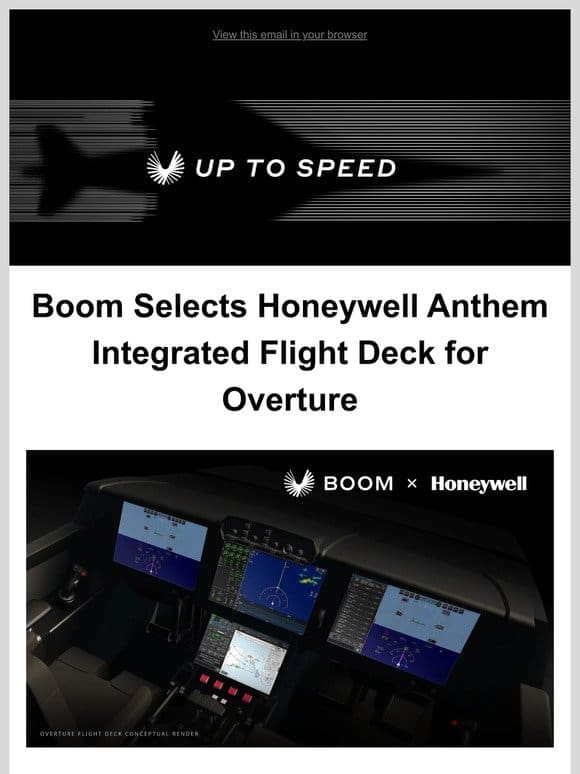 December update: Honeywell agreement， XB-1 progress， and Boom’s year-end recap