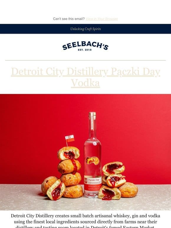 Detroit City Distillery Pączki Day
