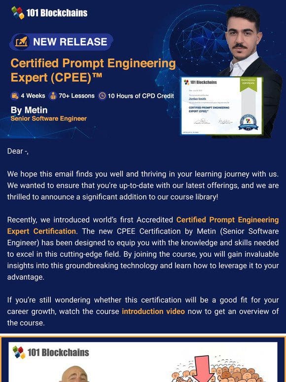 Did You Check Our New Certified Prompt Engineering Expert (CPEE)™ Certification