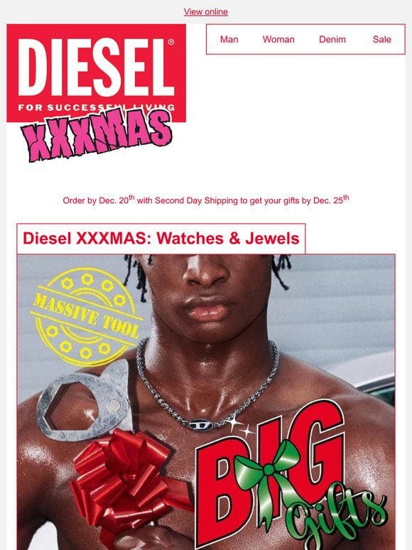 Diesel XXXMAS: Watches & Jewels