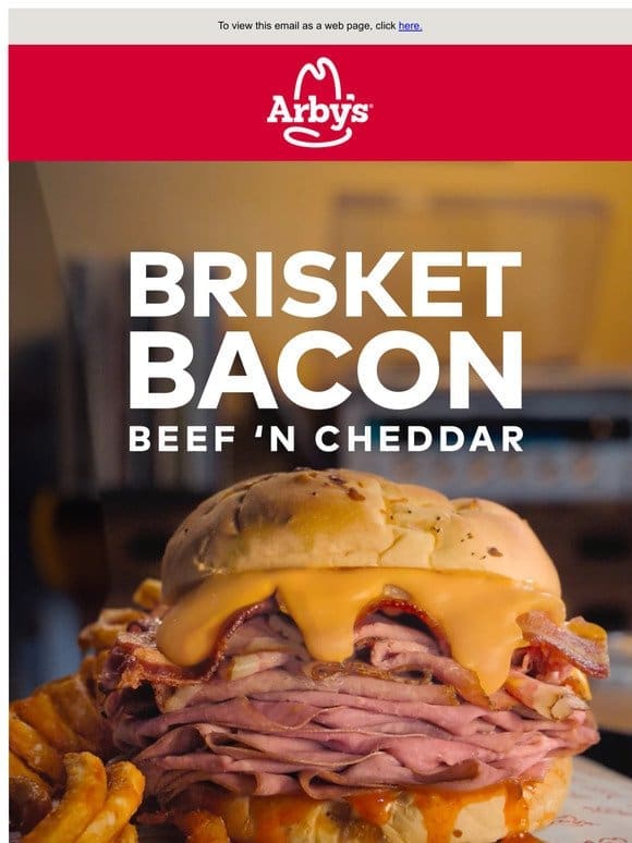 Dig in to the Brisket Bacon Beef ‘N Cheddar