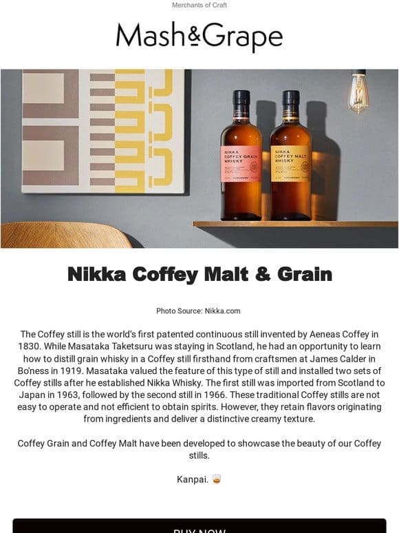 Discover Nikka Coffey Malt & Grain