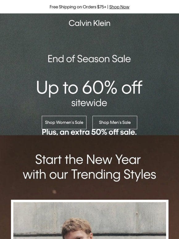 Discover Our Top Styles for the New Year + Extra 50% off Sale
