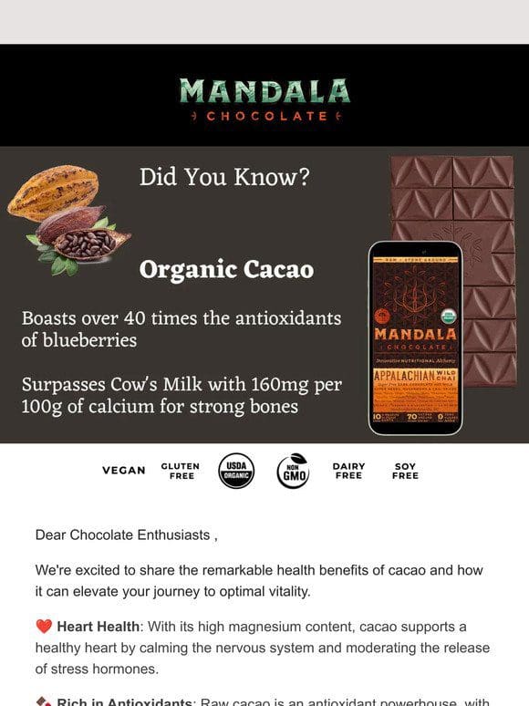 “Discover the Healing Secrets of Cacao with Mandala Naturals