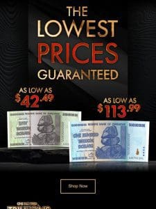 Do Not Miss The Lowest Prices Online Guaranteed!