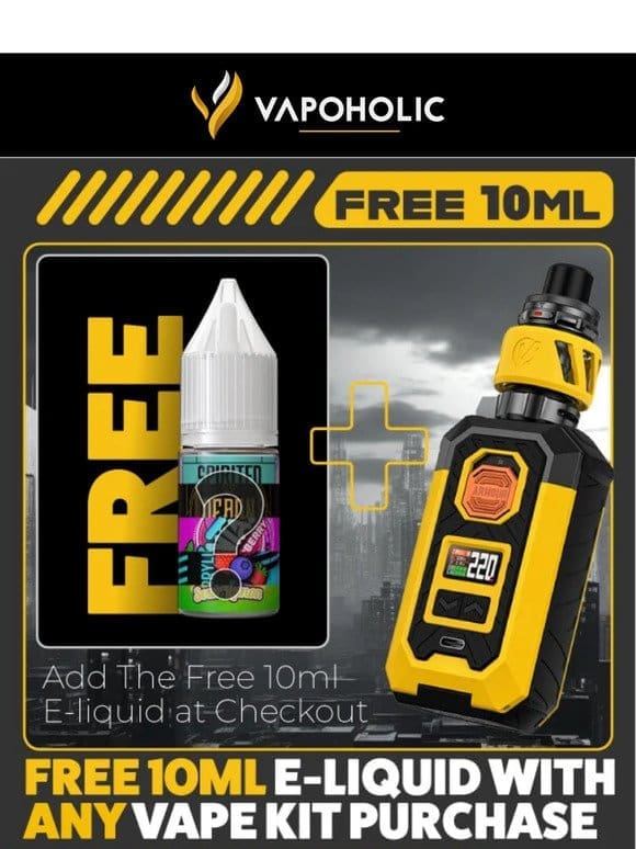 Do you want a free e-liquid?