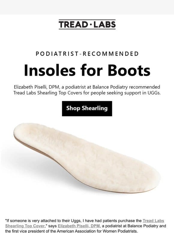 Doctor-recommended Insoles for Boots