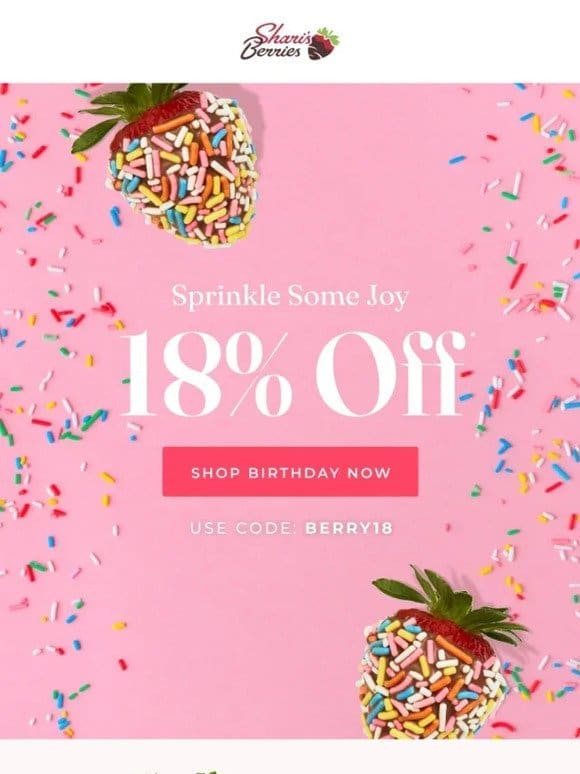 Don’t Miss Out: 18% Off Winter Birthday Sweets