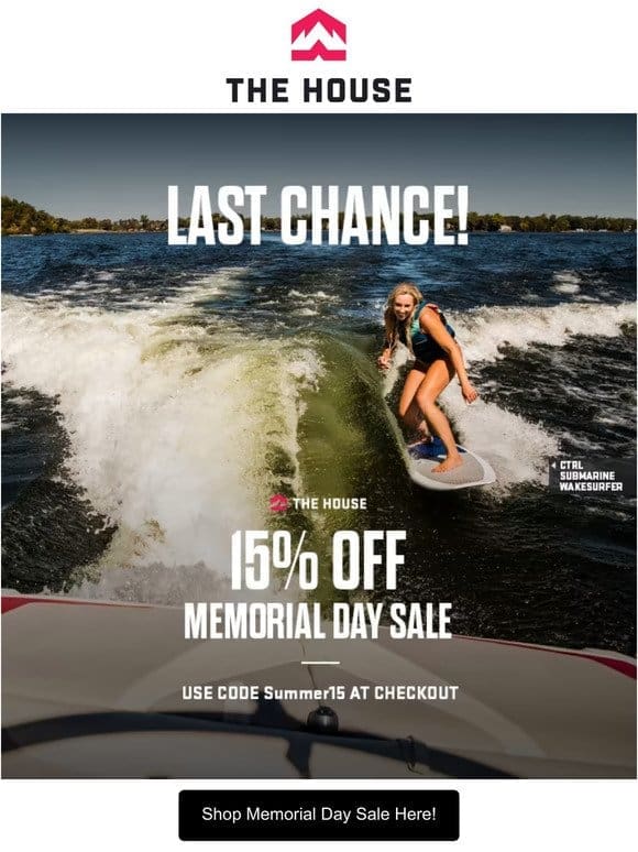 Don’t Miss Out on the Last Day of Our Memorial Day Sale – Limited Quantities Available!