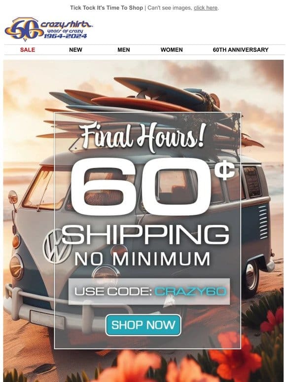 Don’t Miss Out ⏰ 60¢ Shipping FINAL Hours❗