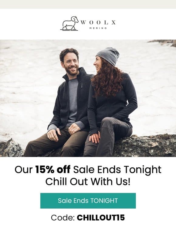 Don’t Miss This! 15% Off ENDS TONIGHT!