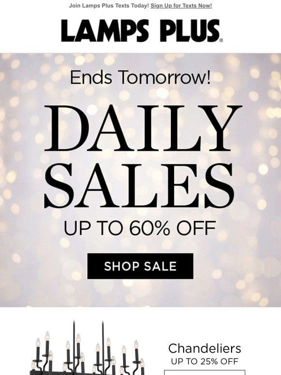 Don’t Wait! Up to 60% Off