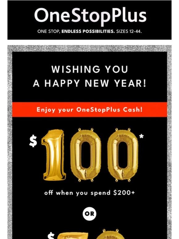 **Don’t forget** Your $100 credit EXPIRES TONIGHT!