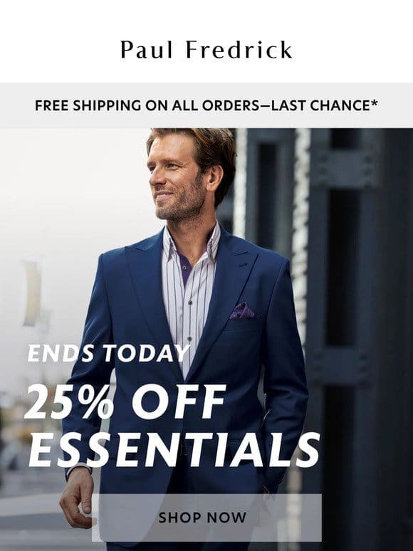 Don’t miss 25% off travel blazers， pants & more