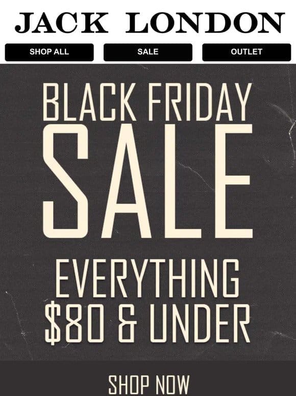 Don’t miss out – Black Friday Sale now on