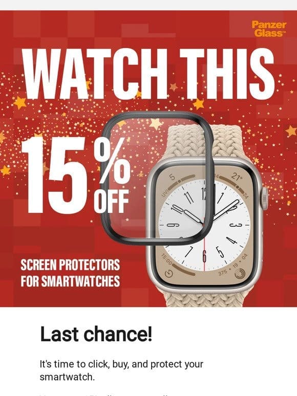 Don’t miss out on 15% discount! ⌚