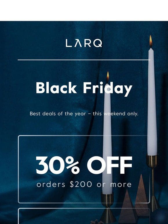 Don’t miss out on Black Friday!
