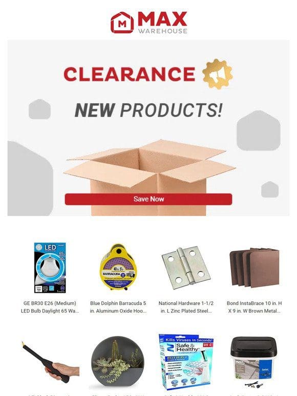 Don’t miss out on Clearance items!