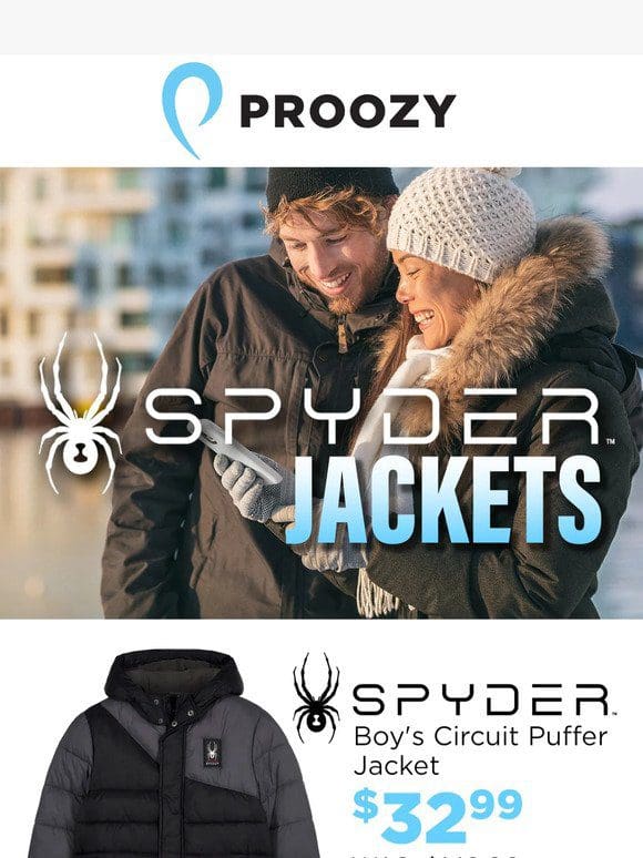 Don’t miss out on our featured Spyder jackets!