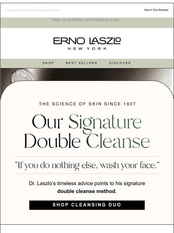 Dr. Laszlo’s Signature—Your Best Skin