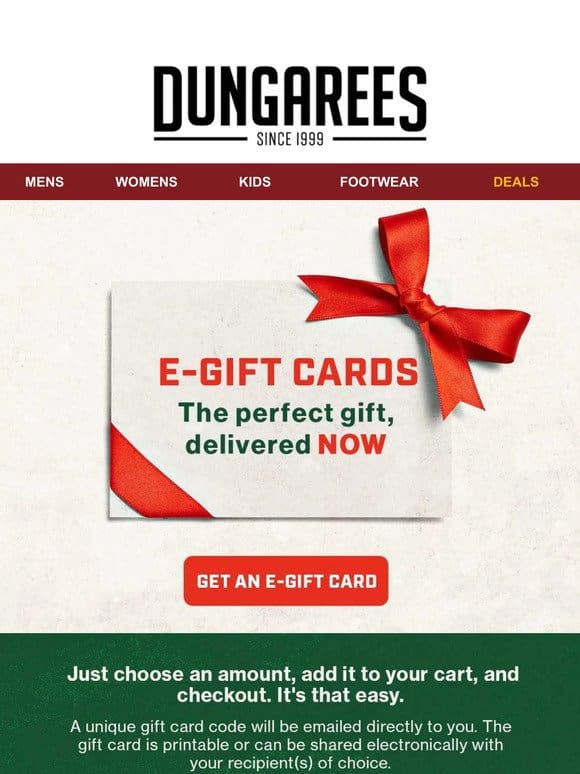 E-Gift Cards: A Fast Gift that Always Fits