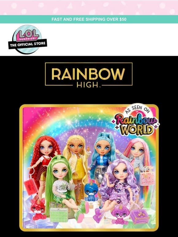 EARLY ACCESS: New Rainbow High Dolls w/ Slime and Pet!