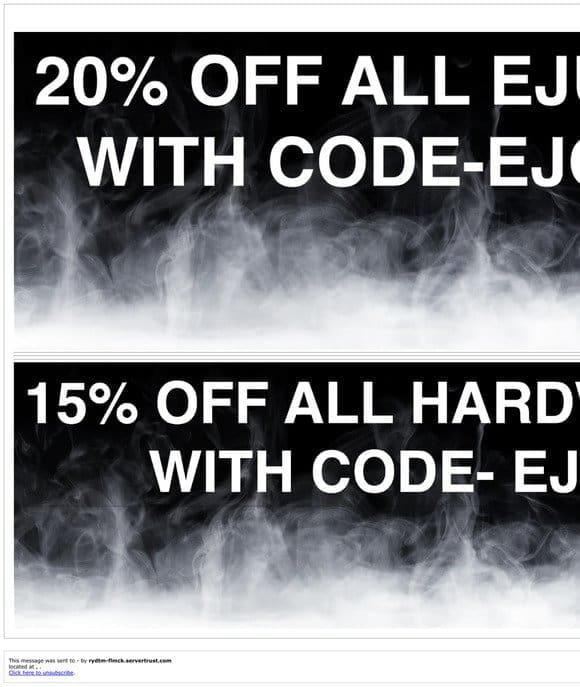 EJUICE CONNECT COUPONS