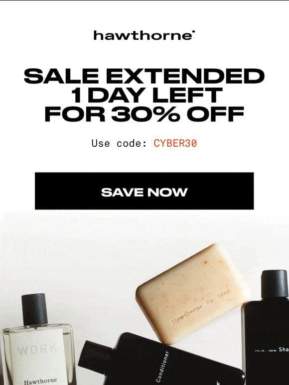 EXTENDED: 30% Off Sitewide