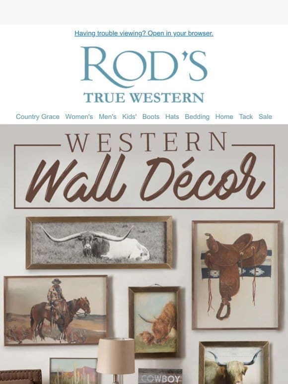 EXTENDED: Rustic Walls， Western Spirit: Save 25% Western Wall Decor!