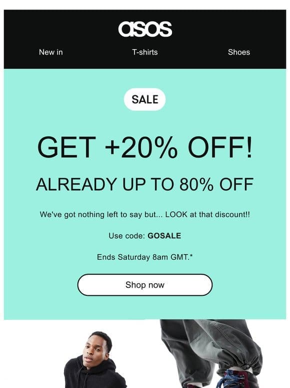 EXTRA 20% off Sale