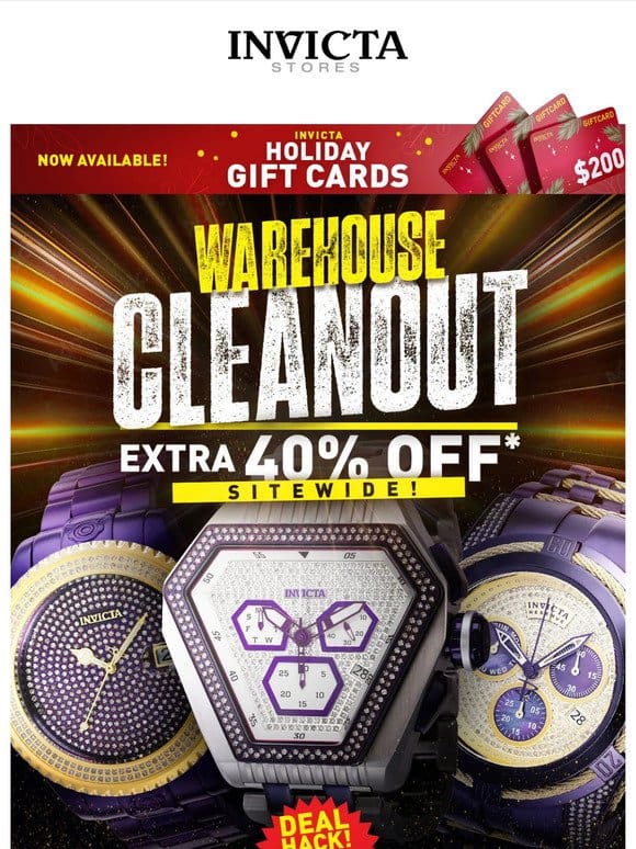 EXTRA 40% OFF Clearance Watches! Everything MUST GO❗️