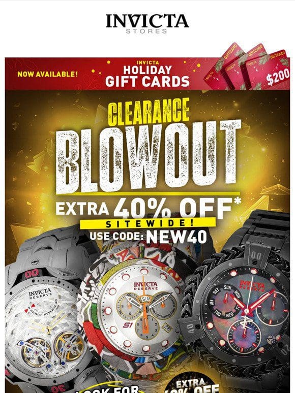 EXTRA❗️ EXTRA❗️ EXTRA 40% OFF Clearance❗️